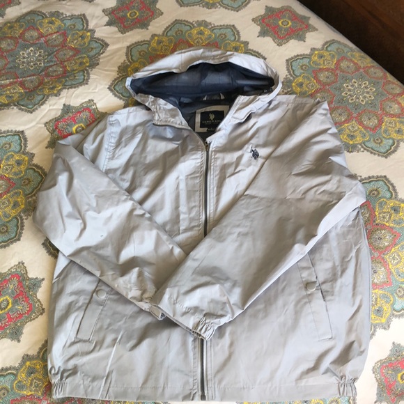 us polo assn rain jacket